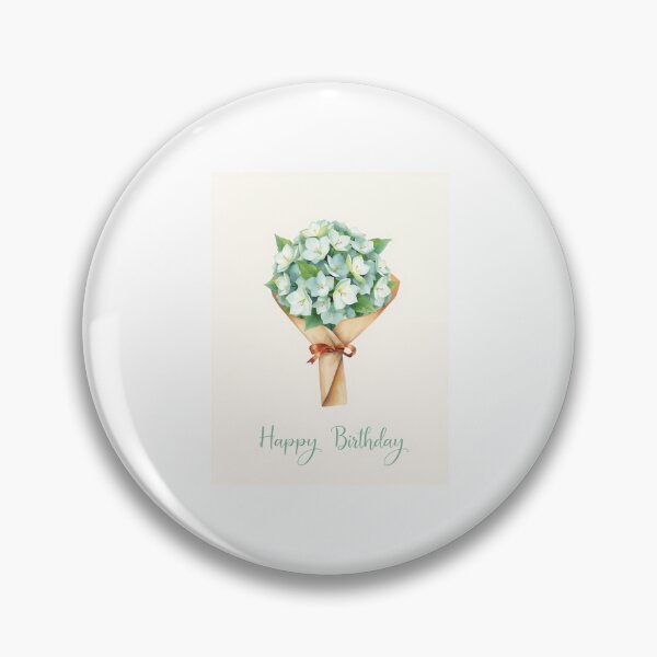 Item preview, Hydrangea Bouquet Birthday flower rose happy aesthetic cute pink designed and sold by CheeseBlueprint.