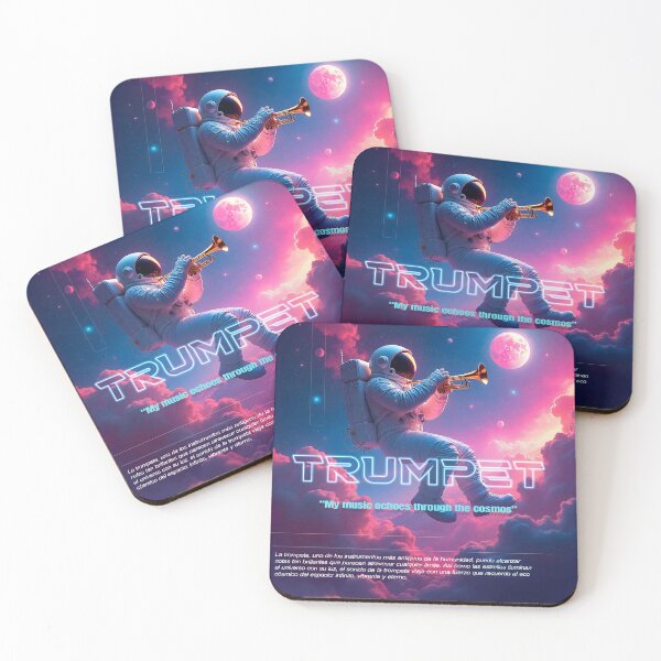 Item preview, Astronaut Playing Trumpet in Space – “My music echoes through the cosmos” designed and sold by VeaseTuanis.