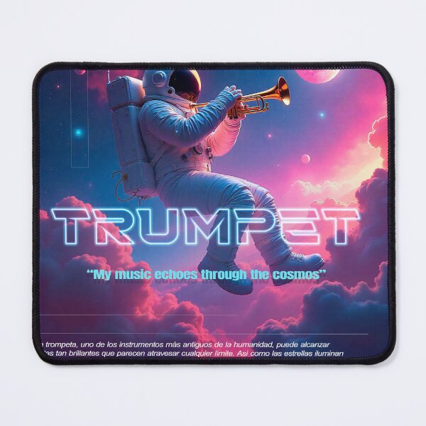 Item preview, Astronaut Playing Trumpet in Space – “My music echoes through the cosmos” designed and sold by VeaseTuanis.