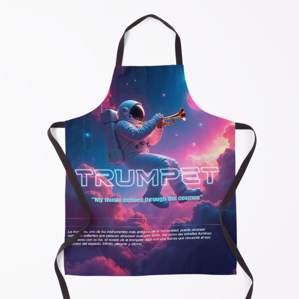 Item preview, Astronaut Playing Trumpet in Space – “My music echoes through the cosmos” designed and sold by VeaseTuanis.