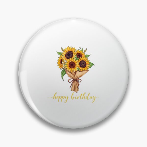 Item preview, Sunflower Bouquet Birthday flower rose happy aesthetic cute pink designed and sold by CheeseBlueprint.