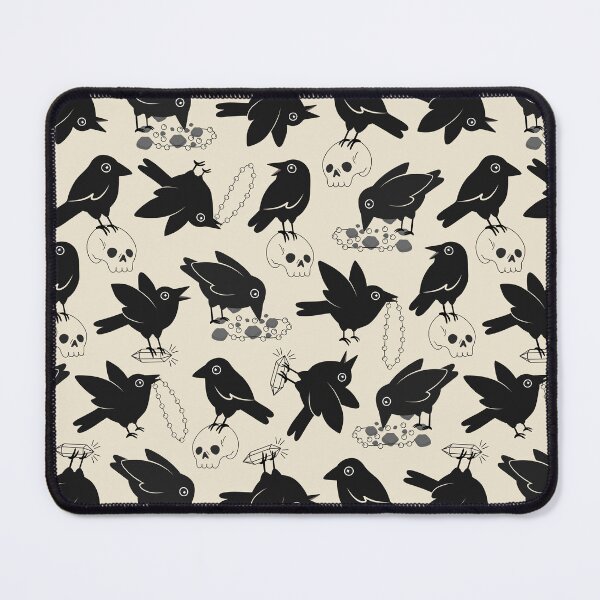 Item preview, Scavenging Crows [color: cream] designed and sold by Becca Alessi.