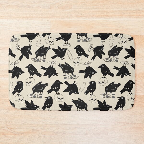 Item preview, Scavenging Crows [color: cream] designed and sold by Becca Alessi.