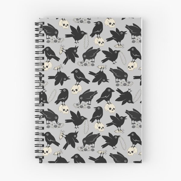 Item preview, Scavenging Crows [color: fog] designed and sold by Becca Alessi.