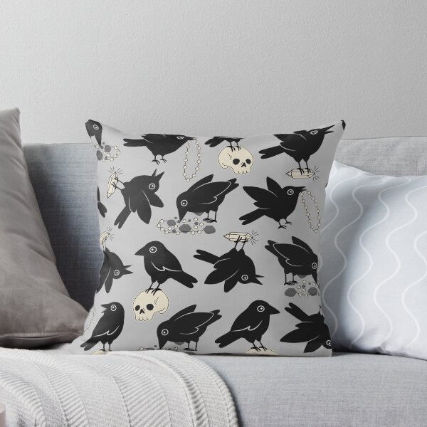 Item preview, Scavenging Crows [color: fog] designed and sold by Becca Alessi.