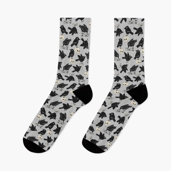 Item preview, Scavenging Crows [color: fog] designed and sold by Becca Alessi.