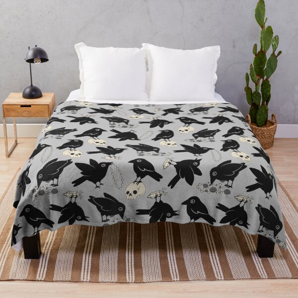 Item preview, Scavenging Crows [color: fog] designed and sold by Becca Alessi.