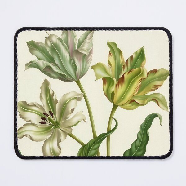 Item preview, Antique Green Lily Botanical Print designed and sold by Fullspace.