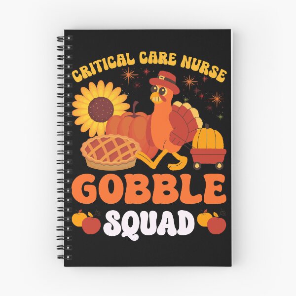 Item preview, Critical Care Nurse Gobble Squad Funny Thanksgiving Design designed and sold by Serbin.