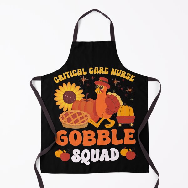 Item preview, Critical Care Nurse Gobble Squad Funny Thanksgiving Design designed and sold by Serbin.