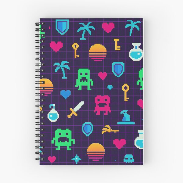 Item preview, Retro Pixel Dungeon Arcade Pattern designed and sold by Graphics4X.