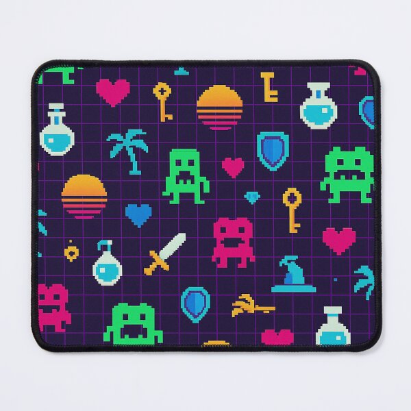 Item preview, Retro Pixel Dungeon Arcade Pattern designed and sold by Graphics4X.