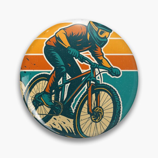 Item preview, Downhill Dynamic MTB Rider Artwork designed and sold by Qbi Cycle & Co. – Cycling Apparel & Accessories.