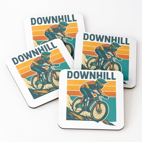 Item preview, Downhill Dynamic MTB Rider Artwork designed and sold by Qbi Cycle & Co. – Cycling Apparel & Accessories.