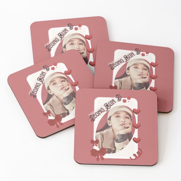 Item preview, Jung Eun-ji Kpop Solo Artist Card Red Aesthetic Collage Design designed and sold by AJUNICE STUDIO.