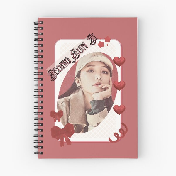 Item preview, Jung Eun-ji Kpop Solo Artist Card Red Aesthetic Collage Design designed and sold by AJUNICE STUDIO.