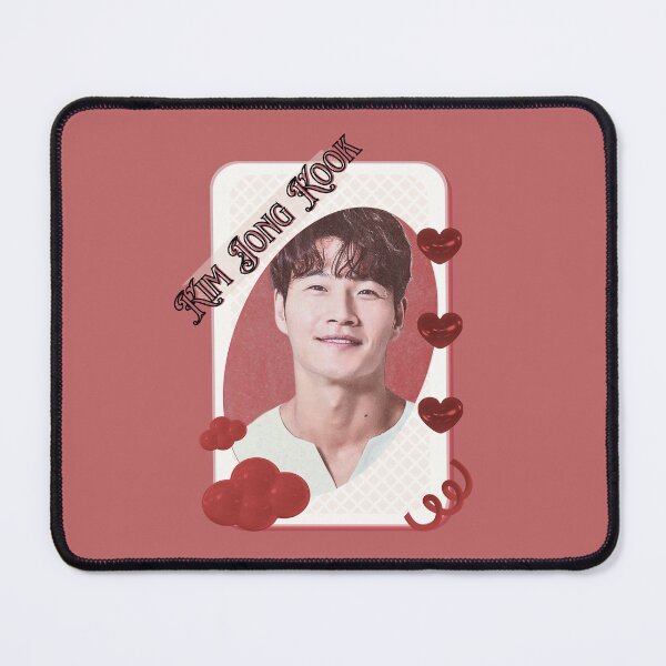 Item preview, Kim Jong-kook Kpop Solo Artist Card Red Aesthetic Collage Design designed and sold by AJUNICE STUDIO.