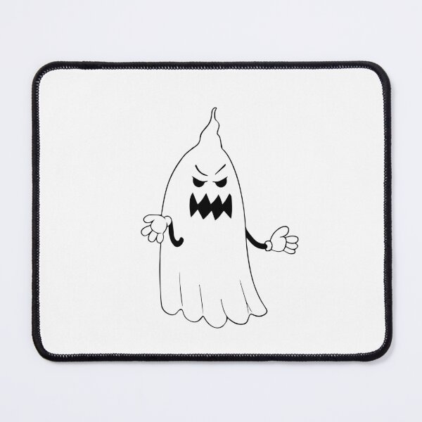 Item preview, Angry Ghost Clipart Black and White designed and sold by viktoriaart0303.