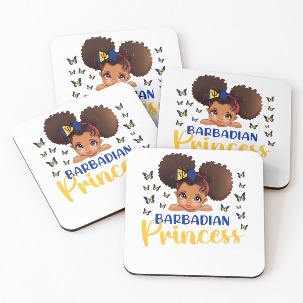 Item preview, Barbadian Princess Barbados for Black Girls Kids designed and sold by NUMAcreations.