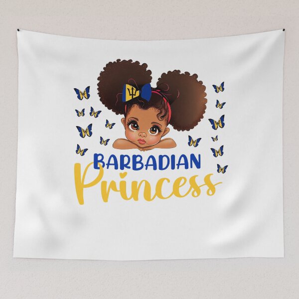 Item preview, Barbadian Princess Barbados for Black Girls Kids designed and sold by NUMAcreations.