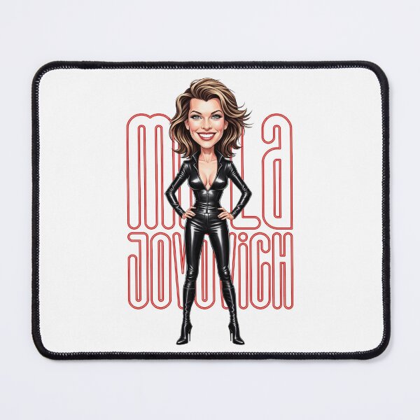 Item preview, Funny caricature of Milla Jovovich Actress and model designed and sold by vectorlove.
