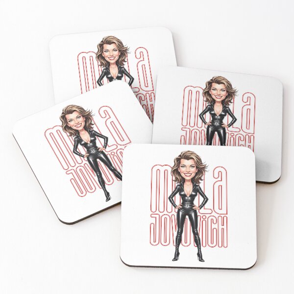 Item preview, Funny caricature of Milla Jovovich Actress and model designed and sold by vectorlove.