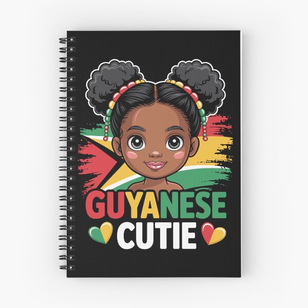 Artikelvorschau, Guyanese Cutie Girl Flaggen Farben Guyana Kultureller Stolz entworfen und verkauft von NUMAcreations.