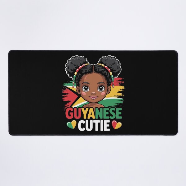 Item preview, Guyanese Cutie Girl Flag Colors Guyana Cultural Pride designed and sold by NUMAcreations.