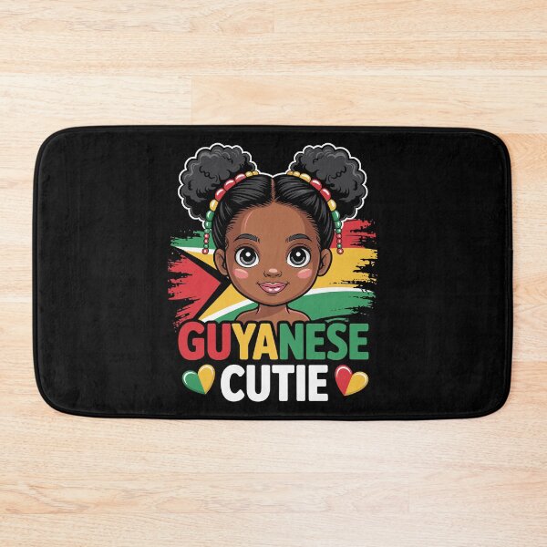 Item preview, Guyanese Cutie Girl Flag Colors Guyana Cultural Pride designed and sold by NUMAcreations.
