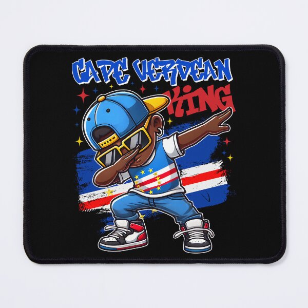 Item preview, Cape Verdean King dabbing Cape Verde Flag Pride for Kids designed and sold by NUMAcreations.