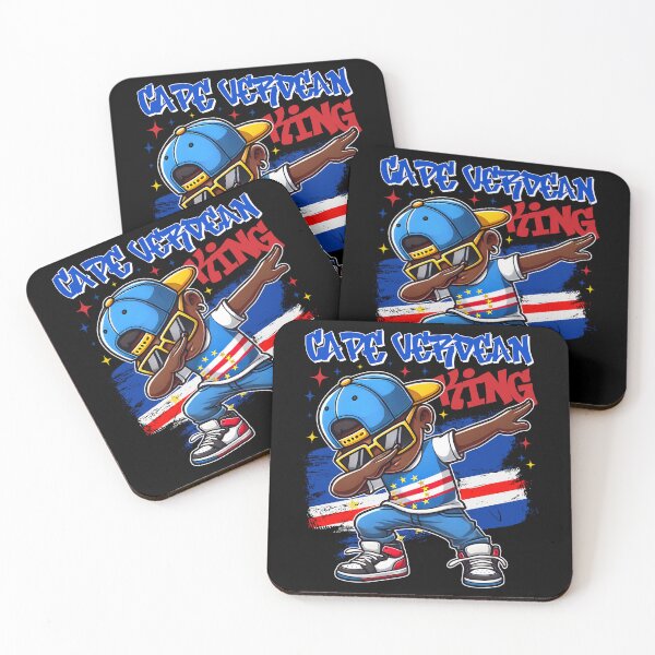 Item preview, Cape Verdean King dabbing Cape Verde Flag Pride for Kids designed and sold by NUMAcreations.