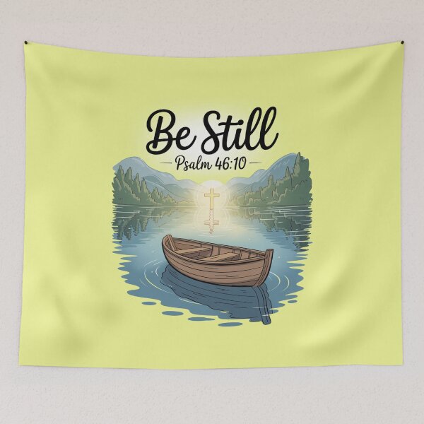 Item preview, Be Still – Psalm 46:10 (Christian Design) designed and sold by GENX-AUTISM-DAD.