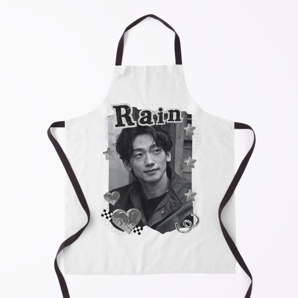 Item preview, Rain Jung Ji-hoon Kpop Solo Artist Black and White Collage Digital Art Portrait designed and sold by AJUNICE STUDIO.