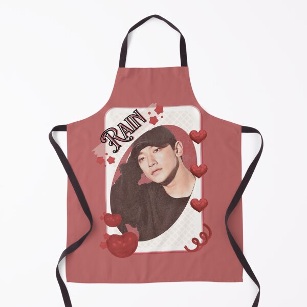 Item preview, Rain Jung Ji-hoon Kpop Solo Artist Card Red Aesthetic Collage Design designed and sold by AJUNICE STUDIO.