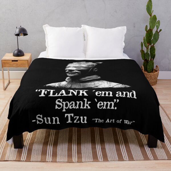 Item preview, Funny Flank Meme em and spank em Sun Tzu design designed and sold by NUMAcreations.
