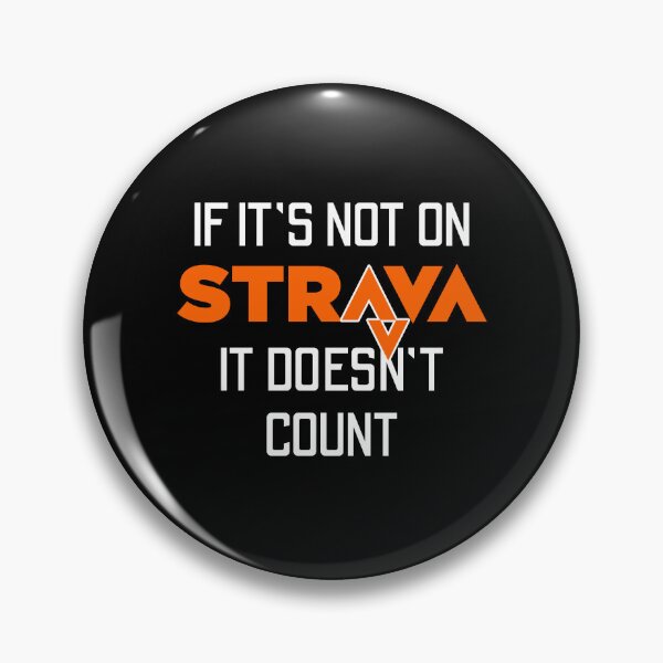 Item preview, If It’s Not on Strava It Doesn't Count Funny Cycling and Running Quote Design | Strava Inspired Fitness Motivation for Cyclists, Runners, Triathletes designed and sold by BMLprint ⭐⭐⭐⭐⭐.