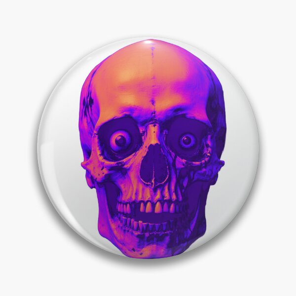 Item preview, Bloodshot Eyed Skull for Creepy Halloween Energy Run designed and sold by e-camelleone.