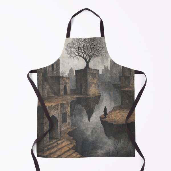 Item preview, Where a Lone Tree Guards the Floating Ruins. designed and sold by Piotrek0001.