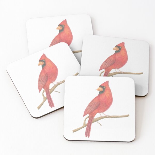 Item preview, Northern Cardinal drawing designed and sold by Ann Brantingham -- Nature Art.