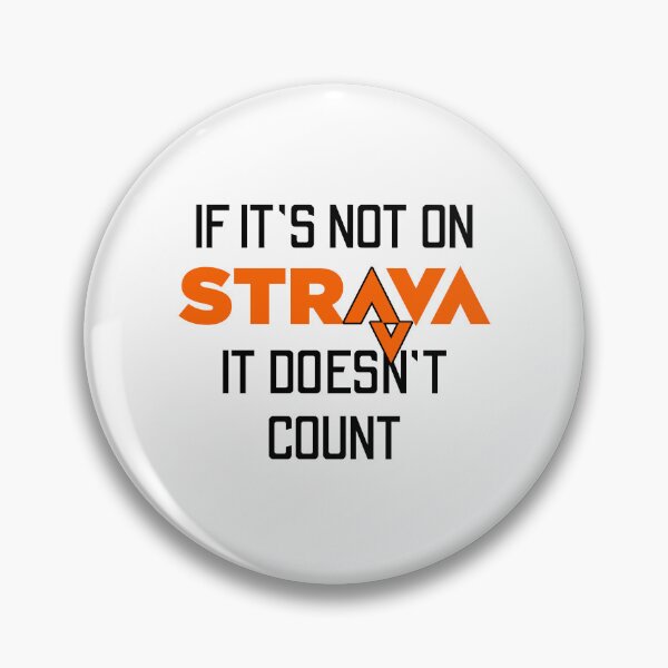 Item preview, If It’s Not on Strava It Doesn't Count Funny Cycling and Running Quote Design | Strava Inspired Fitness Motivation for Cyclists, Runners, Triathletes designed and sold by BMLprint ⭐⭐⭐⭐⭐.