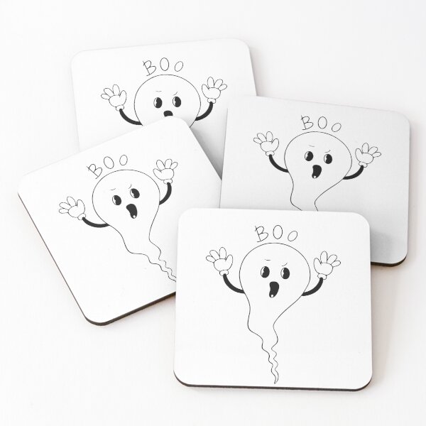 Item preview, Ghost Boo Clipart Black and White designed and sold by viktoriaart0303.