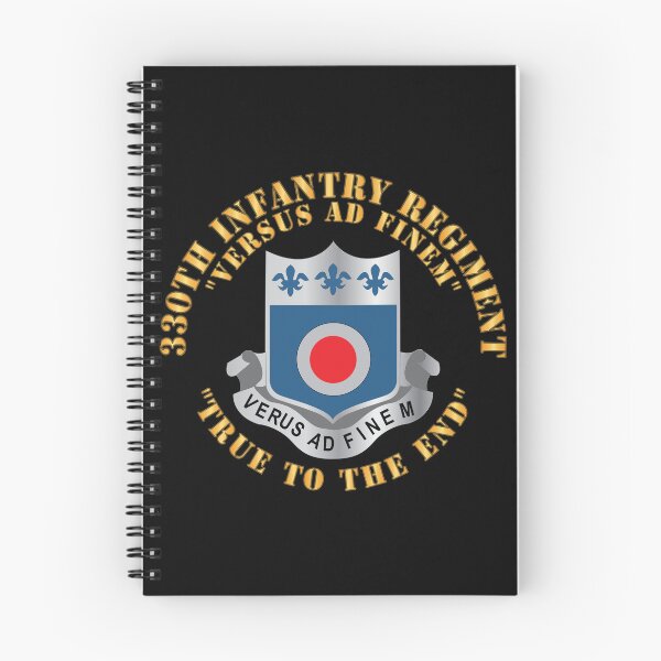 Item preview, Army - 330th Infantry Regiment - DUI - Versus Ad Finem - True to the End w Infantry Br X 300 designed and sold by Military Insignia Products.