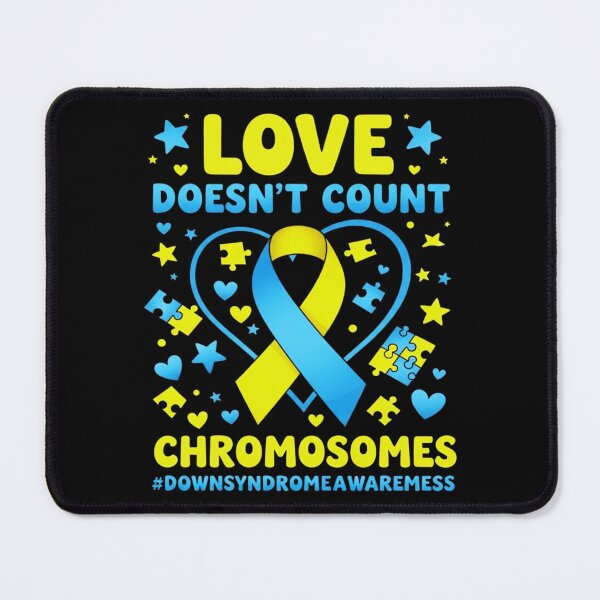 Item preview, Love Doesn’t Count Chromosomes | Down Syndrome Awareness Support Design designed and sold by Teetreasure2.