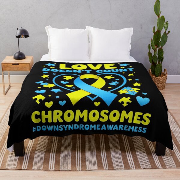 Item preview, Love Doesn’t Count Chromosomes | Down Syndrome Awareness Support Design designed and sold by Teetreasure2.