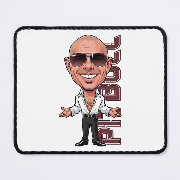 Item preview, Funny caricature of Pitbull Singer and rapper designed and sold by vectorlove.