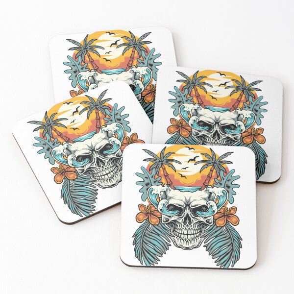 Item preview, American Skull Summer Beach T-shirt & other designed and sold by STMEDIADESIGN.