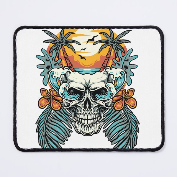 Item preview, American Skull Summer Beach T-shirt & other designed and sold by STMEDIADESIGN.