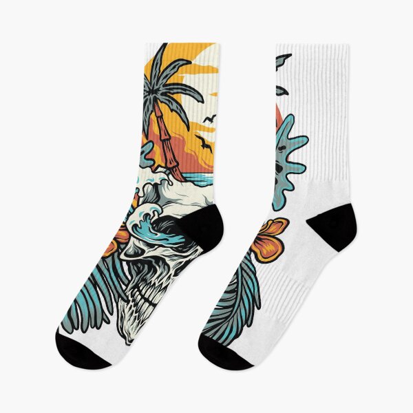 Item preview, American Skull Summer Beach T-shirt & other designed and sold by STMEDIADESIGN.