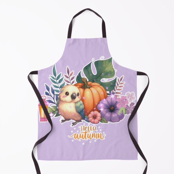 Item preview, Autumn Pumpkin Parrot – Cute Tropical Fall Bird Illustration designed and sold by Sugar Wisdom .