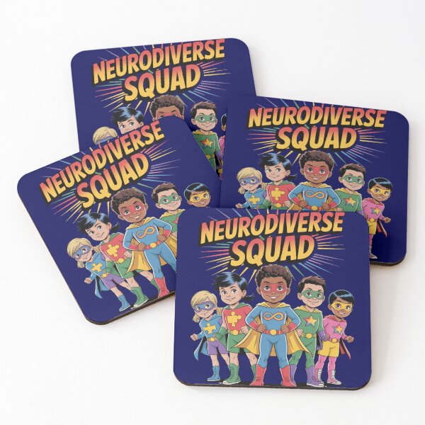 Item preview, Neurodiverse Hero Squad – Autism Design designed and sold by GENX-AUTISM-DAD.